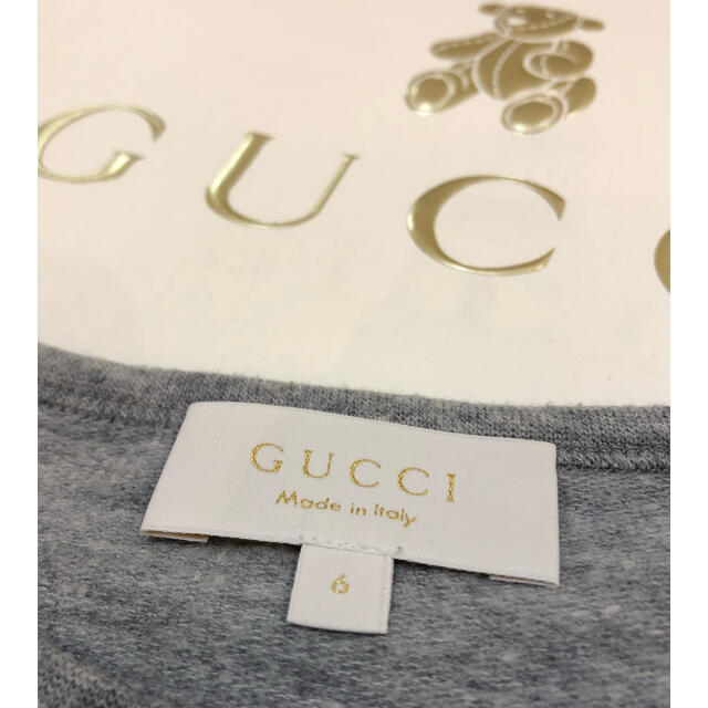 Gucci(グッチ)の美品☆GUCCI kids☆カットソー☆6 キッズ/ベビー/マタニティのキッズ服女の子用(90cm~)(Tシャツ/カットソー)の商品写真