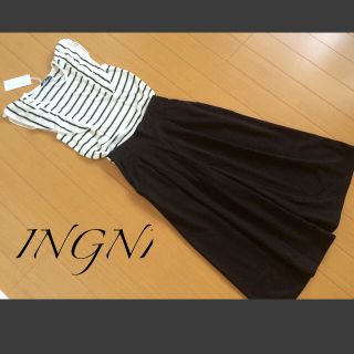 イング(INGNI)の新品INGNI ２点セット♡ガウチョ＋フリル袖トップス(セット/コーデ)