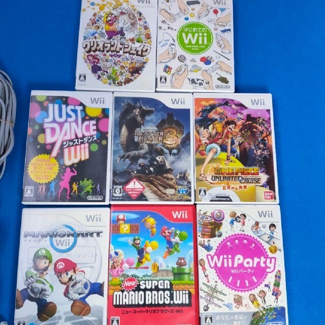Wii - ソフト8本！マリオカート 本体一式 Wiiパーティ スーパーマリオブラザーズの通販 by ミルボーン｜ウィーならラクマ