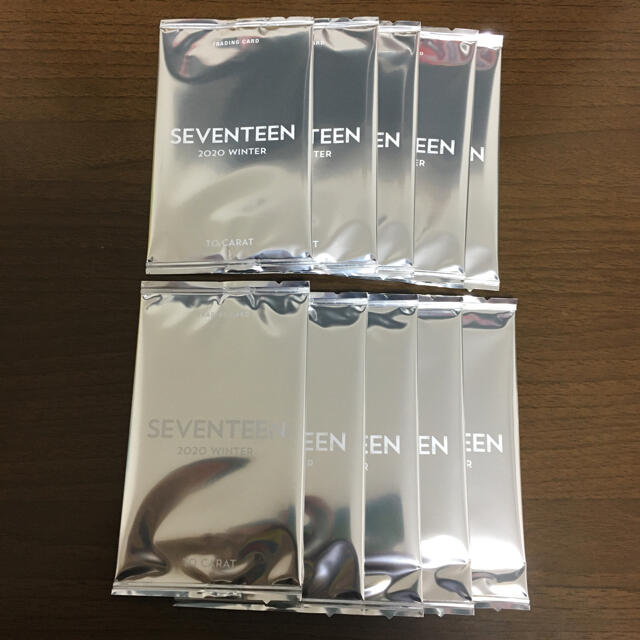 SEVENTEEN セブチ winter トレカ 10パック 未開封 SEVENTEEN セブチ winter トレカ 10パック 未開封