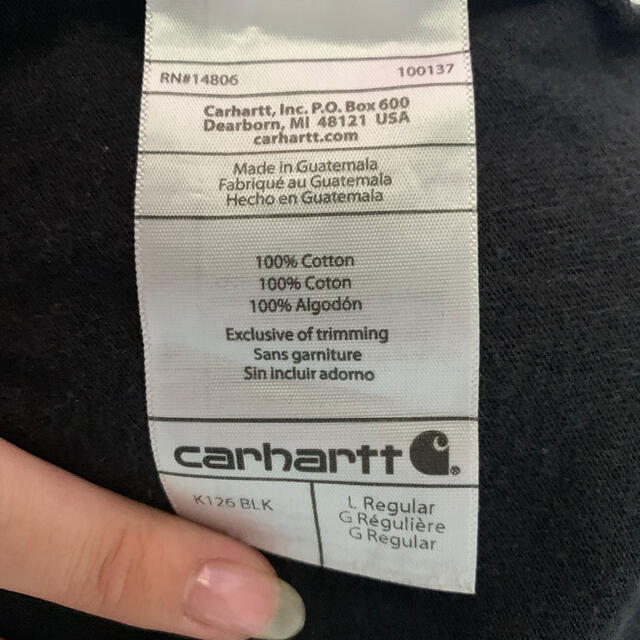 carhartt(カーハート)のcarhartt ロンT 古着　値下げ◯ メンズのトップス(Tシャツ/カットソー(七分/長袖))の商品写真