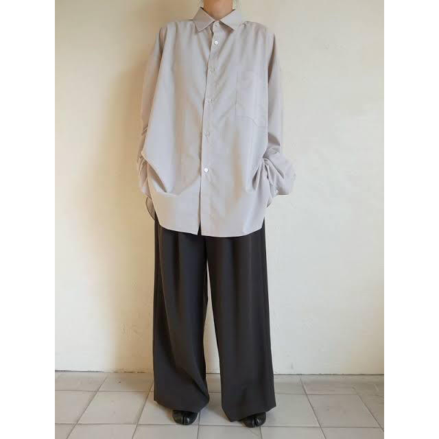 SUNSEA(サンシー)のstein 19aw oversized down pat shirt メンズのトップス(シャツ)の商品写真