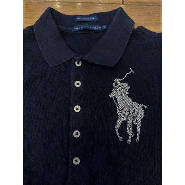 Ralph Lauren(ラルフローレン)のRALPH LAUREN レディース ポロシャツ ネイビー Sサイズ レディースのトップス(ポロシャツ)の商品写真