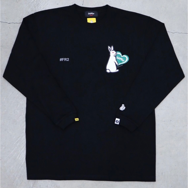 SAPEur × #FR2 ロンT コラボ 緑 XL サプール - Tシャツ/カットソー(七