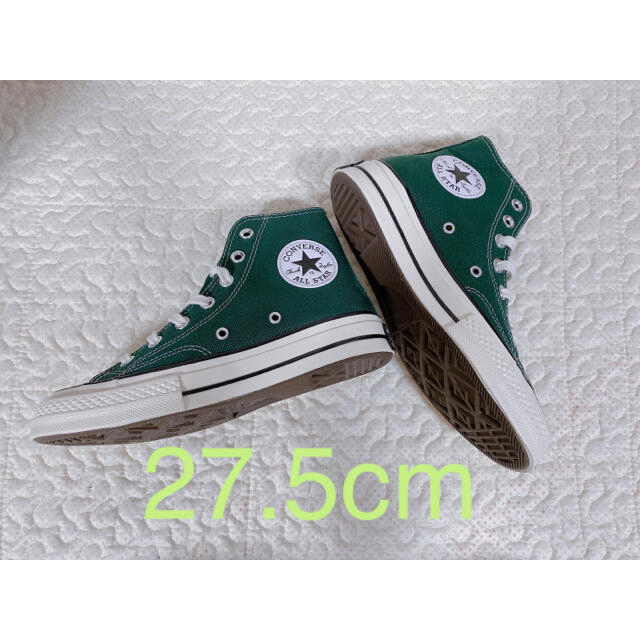 新品　コンバース　ct70 ハイカット　ミッドナイトグリーン　グリーン緑27.5 メンズの靴/シューズ(スニーカー)の商品写真