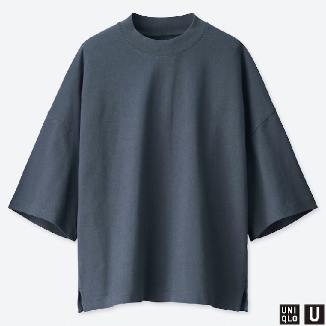UNIQLO(ユニクロ)のオーバーサイズスクエアT(五分袖) レディースのトップス(Tシャツ(半袖/袖なし))の商品写真