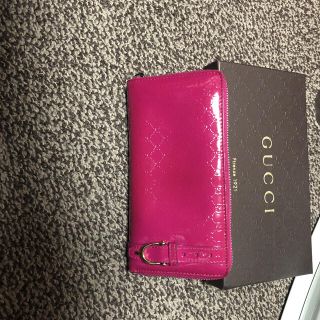 グッチ(Gucci)の美品⭐︎グッチ　ピンク長財布(財布)