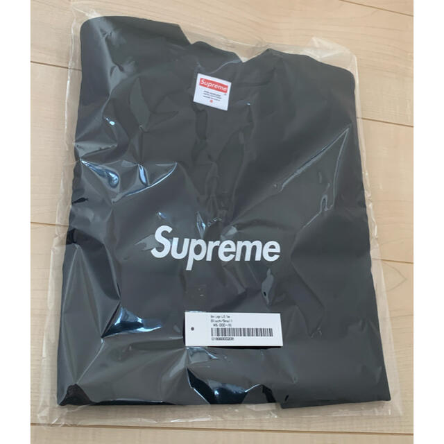 ボックスロゴsupreme Box Logo L/S Tee ボックスロゴ ブラック S