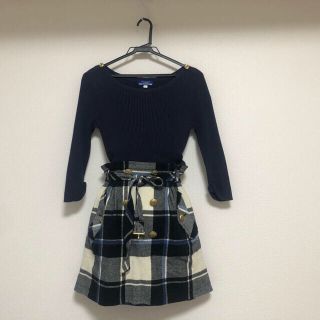 バーバリーブルーレーベル(BURBERRY BLUE LABEL)のBurberry blue label 秋冬ワンピース(ひざ丈ワンピース)