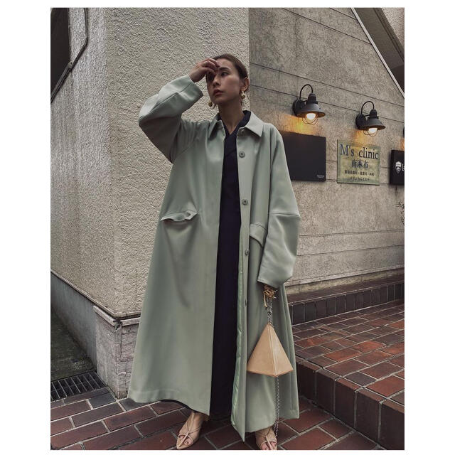 Ameri VINTAGE BOTTLE WAVE SLEEVE COAT - スプリングコート