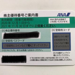 エーエヌエー(ゼンニッポンクウユ)(ANA(全日本空輸))のANA 株主優待券(その他)