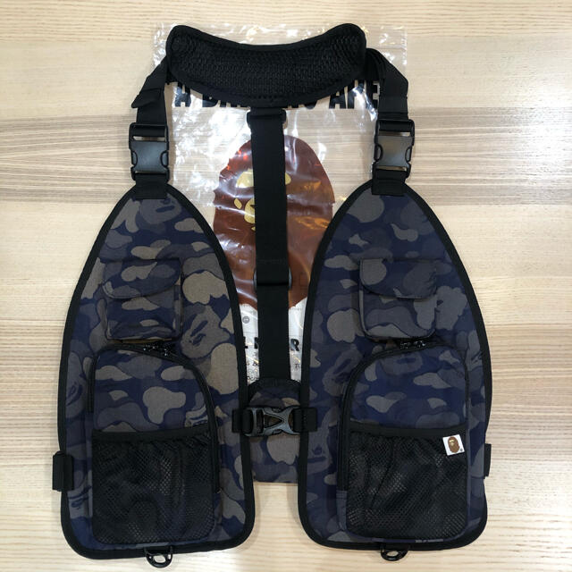 A BATHING APE ブルーカモ バックパック