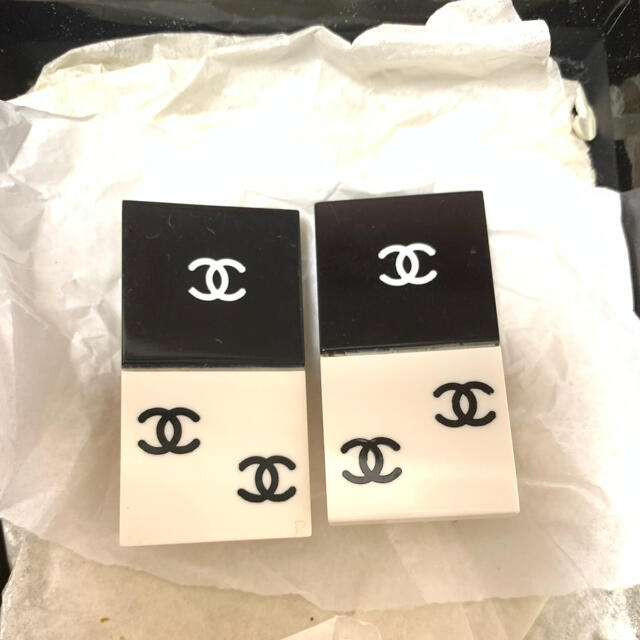 超レア！CHANEL シャネル　モノトーン　イヤリングレディース