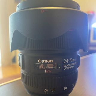 キヤノン(Canon)のCanon EF 24-70 F4 L IS 美品です！フィルター付き(レンズ(ズーム))