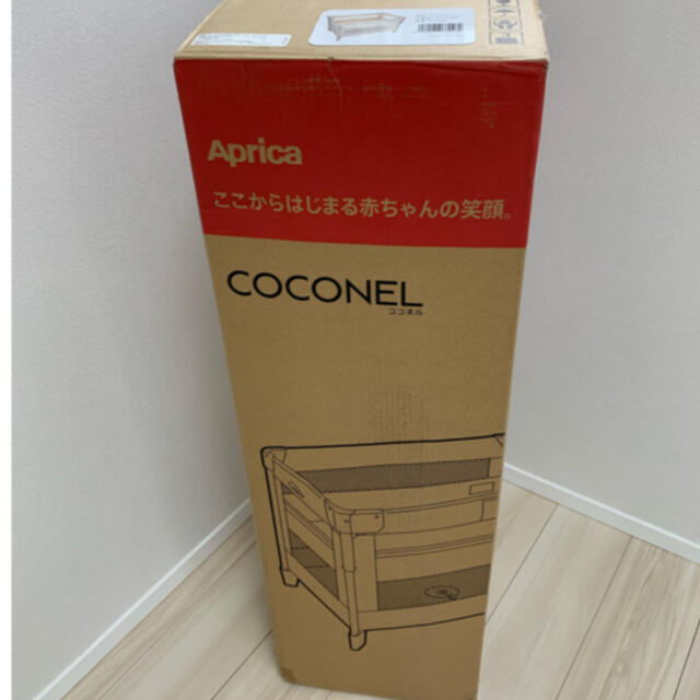 Aprica(アップリカ)のアップリカ（Aprica）ココネルエアー　ミルク キッズ/ベビー/マタニティの寝具/家具(ベビーベッド)の商品写真