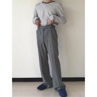 マックスマーラ(Max Mara)のMAX MARA Semi-Flared Baggy Slacks(カジュアルパンツ)