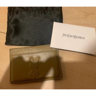 サンローラン(Saint Laurent)のイヴサンローラン  パスケース　YSL(名刺入れ/定期入れ)