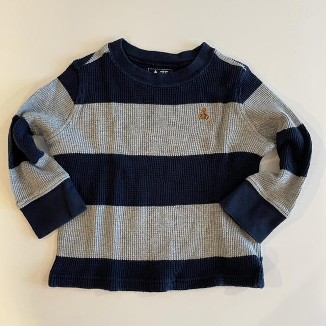 babyGAP(ベビーギャップ)のベビーギャップ　ワッフルニット　カットソー キッズ/ベビー/マタニティのキッズ服男の子用(90cm~)(Tシャツ/カットソー)の商品写真