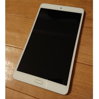 エヌティティドコモ(NTTdocomo)のHUAWEI dtab d-02k simロック解除済み シルバー(タブレット)