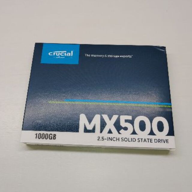 【新品未開封】Crucial SSD MX500( 1000GB )　箱潰れ