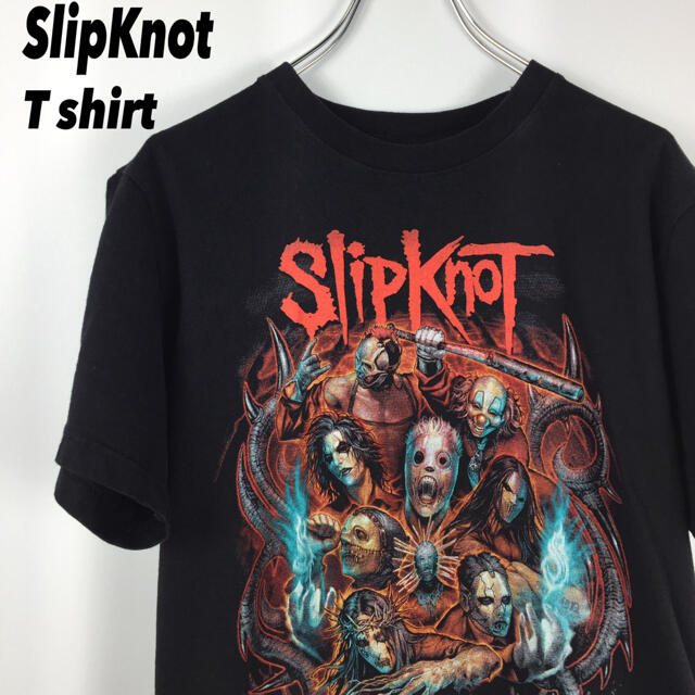 古着 SlipKnot スリップノット Tシャツ バンドt 黒の通販 by 古着屋