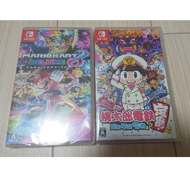 新品未開封 桃太郎電鉄 マリオカート8 Switch 桃鉄 マリカー 新品未開封 桃太郎電鉄 マリオカート8 Switch 桃鉄 マリカー