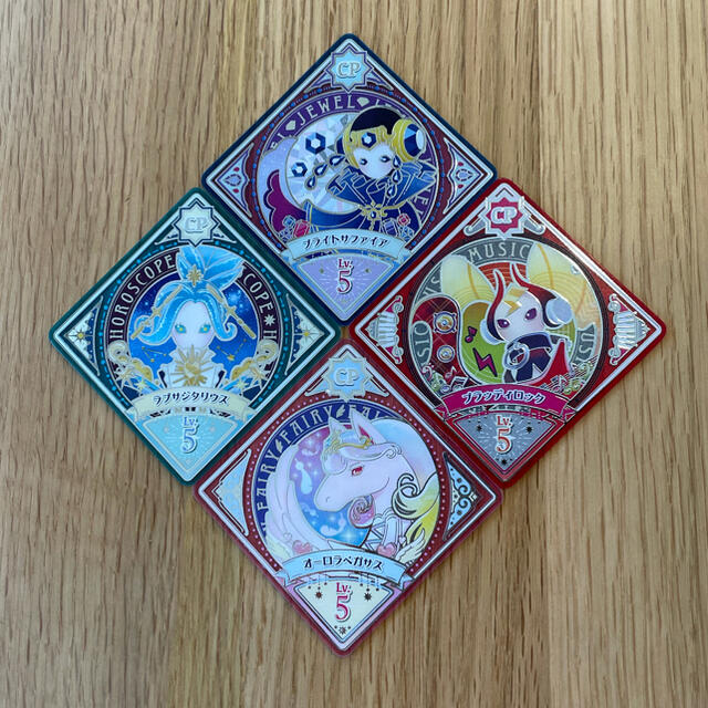 アイカツ!(アイカツ)のもちもち。様専用　アイカツプラネット　CP4枚セット　スイング エンタメ/ホビーのアニメグッズ(カード)の商品写真