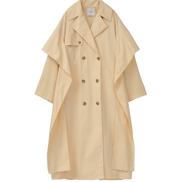 TODAYFUL(トゥデイフル)のCLANE SIDE RIBBON TRENCH COAT レディースのジャケット/アウター(トレンチコート)の商品写真