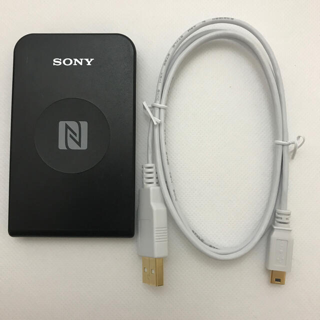 SONY(ソニー)の【傷有】SONY PaSoRi パソリ RC-S380 USBminiケーブル付 スマホ/家電/カメラのPC/タブレット(PC周辺機器)の商品写真