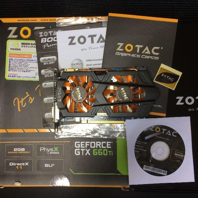 ZOTAC GTX 660Ti グラフィックボード スマホ/家電/カメラのPC/タブレット(PCパーツ)の商品写真