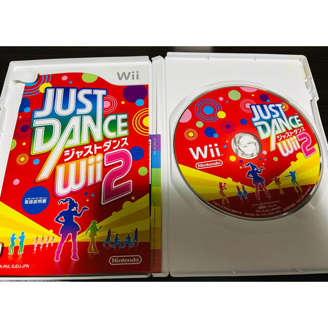 Wii(ウィー)の【動作確認済】Wii本体 ジャストダンス2 スーパーマリオブラザーズ エンタメ/ホビーのゲームソフト/ゲーム機本体(家庭用ゲーム機本体)の商品写真