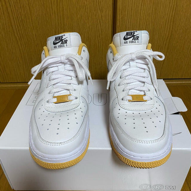 NIKE AIR Force 1 LOW BY YOU white/yellow
