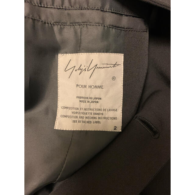 Yohji Yamamoto(ヨウジヤマモト)のyohji yamamoto フーディーロングコート メンズのジャケット/アウター(トレンチコート)の商品写真