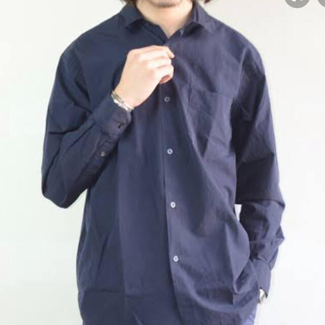 COMOLI - コモリシャツ ネイビー3の通販 by on myshop|コモリならラクマ