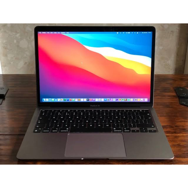 超可爱 Apple MacBook スペースグレー 8GB 512GB 8コア M1 Air ノートPC