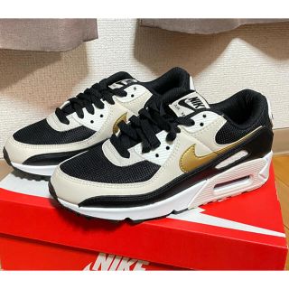 ナイキ(NIKE)のNIKE Air Max 90 ナイキエアマックス 90 グレージュ ゴールド(スニーカー)