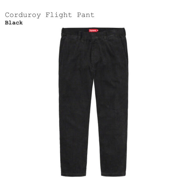 【34】 Supreme Corduroy Flight  Pant 黒 1