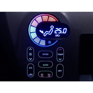 ニッサン(日産)のデイズルークス DBA-B21A エアコンパネル LED打ち替え交換品(車種別パーツ)