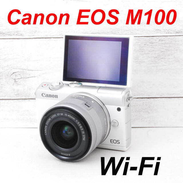 ❤️Wi-Fi&Bluetooth❤️自撮り❤️Canon EOS M100-