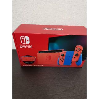 ニンテンドースイッチ(Nintendo Switch)の【新品・未開封】Nintendo Switch　マリオレッド×ブルー セット(家庭用ゲーム機本体)