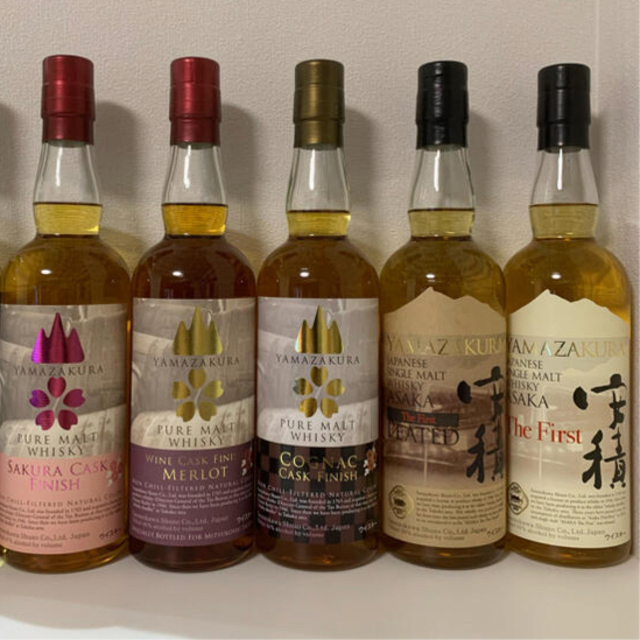 笹の川酒造 5本＋安積287本の限定品付き！ 全て箱有り 食品/飲料/酒の酒(ウイスキー)の商品写真