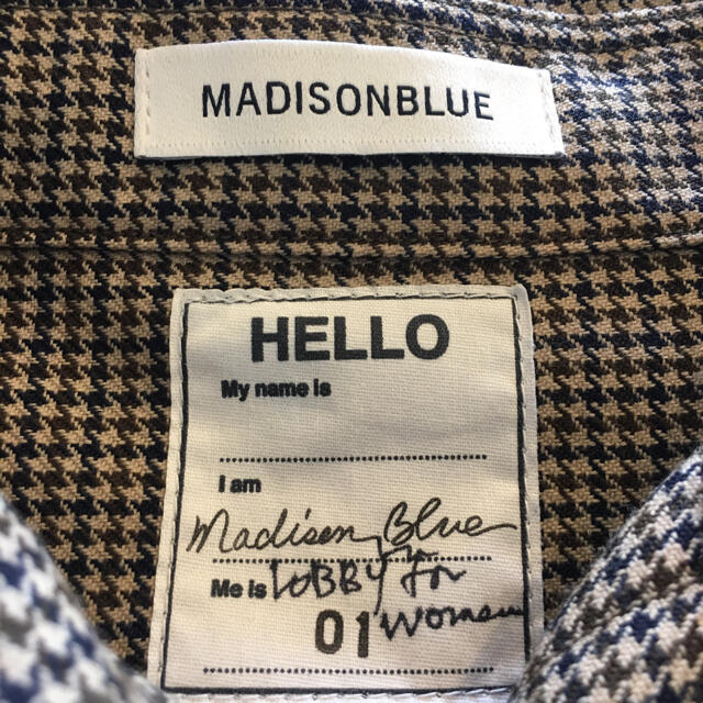 MADISONBLUE(マディソンブルー)のマディソンブルー ウールシャツ Sサイズ レディースのトップス(シャツ/ブラウス(長袖/七分))の商品写真