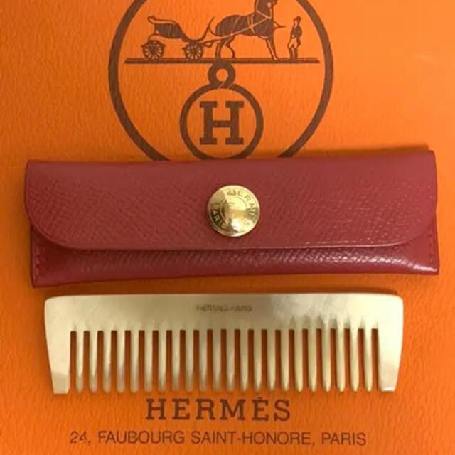 Hermes(エルメス)のHERMES コーム  くし　美品 コスメ/美容のヘアケア/スタイリング(ヘアブラシ/クシ)の商品写真