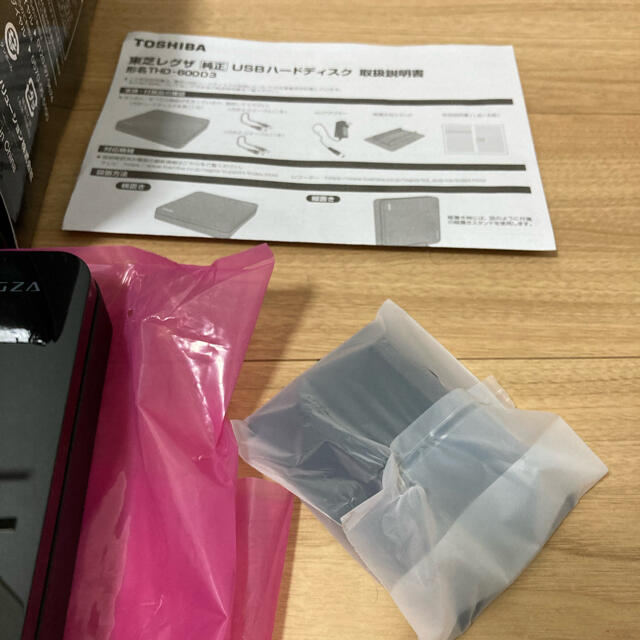 TOSHIBA 東芝 レグザ純正 USBハードディスク THD-600D3 TOSHIBA 東芝 レグザ純正 USBハードディスク THD-600D3