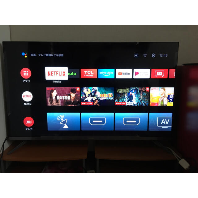 TCL アンドロイドTV(43型)4k対応テレビ