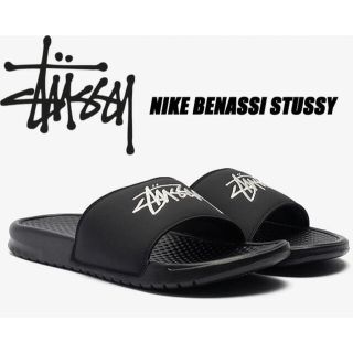 ナイキ(NIKE)のNIKE BENASSI STUSSY 29.0cm BLACK(サンダル)