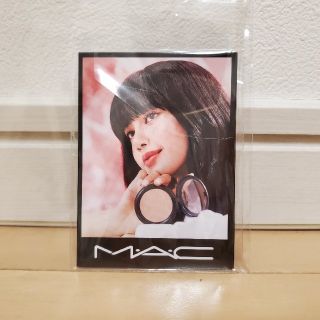 マック(MAC)のMAC ノベルティ blackpink  LISAカード(アイドルグッズ)