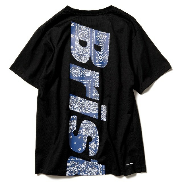 F.C.Real Bristol BANDANA BIG LOGO TEE 黒