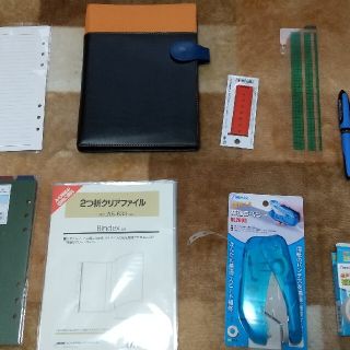 美品 レイメイ藤井 システム手帳 A5サイズ 6リング  付属品多数(手帳)