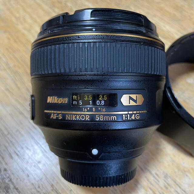 Nikon(ニコン)のNikon ニコン AF-S Nikko 58mm f/1.4G スマホ/家電/カメラのカメラ(レンズ(単焦点))の商品写真